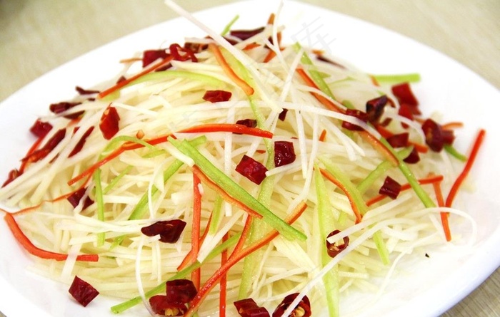 土豆丝图片