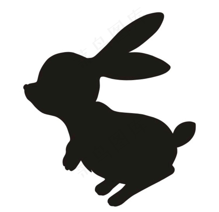 矢量兔子 月兔图片cdr矢量模版下载