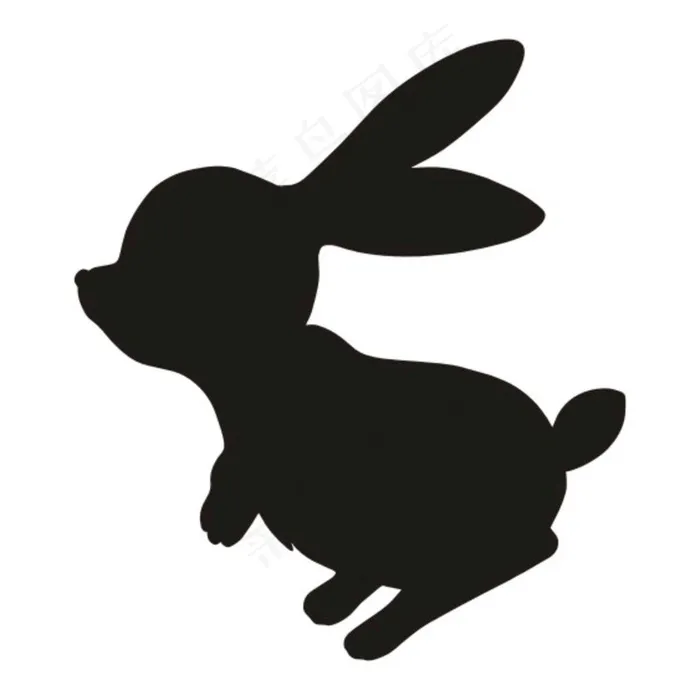 矢量兔子 月兔图片cdr矢量模版下载