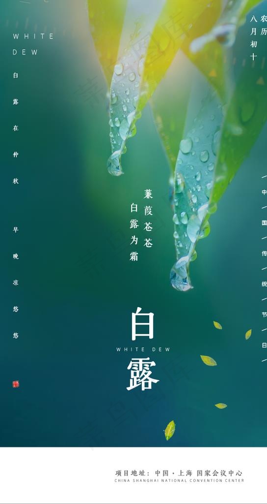 白露图片(750X1334(DPI:72))psd模版下载