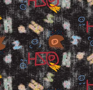 潮牌英文纹理服装图片