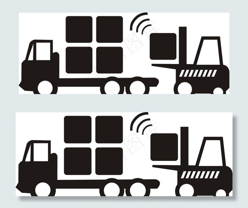 叉车装卸图标图片