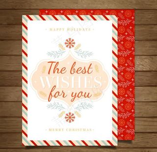 可爱的圣诞贺卡图片