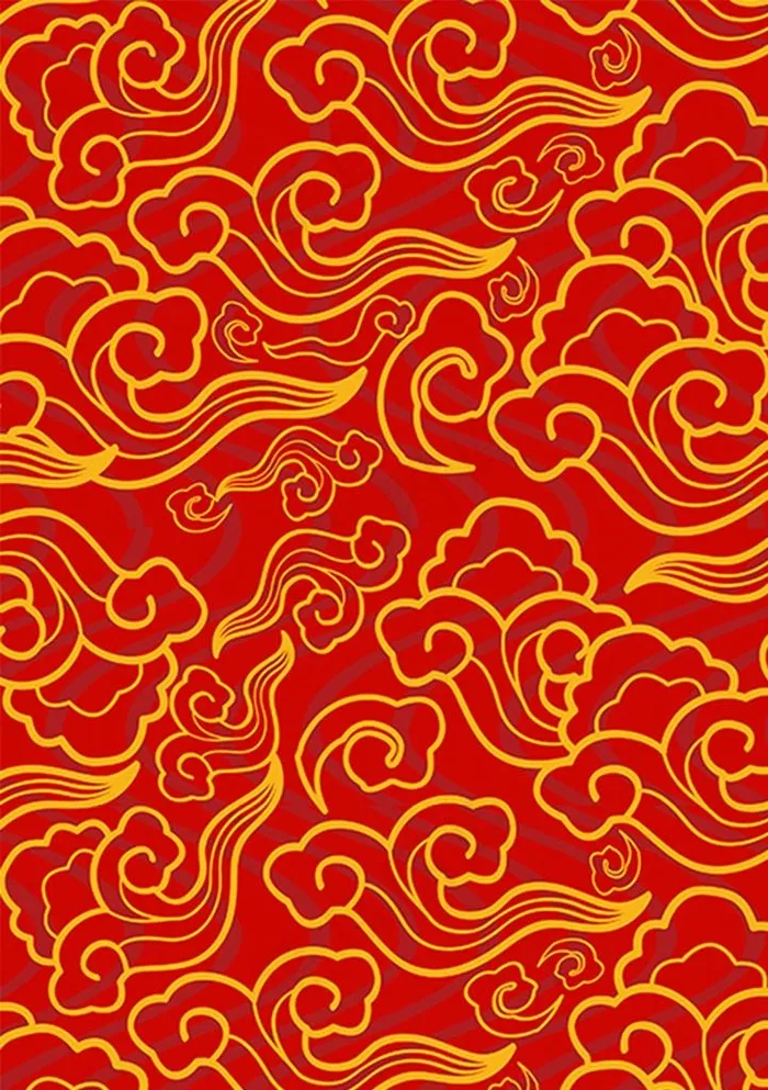 金色祥云图案背景图片