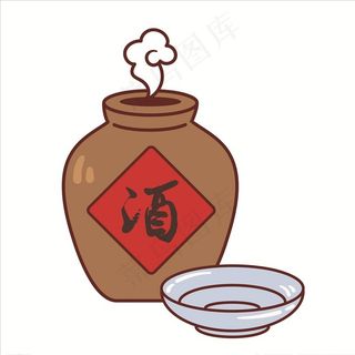 酒坛图片