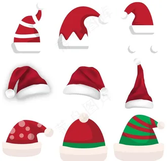 卡通圣诞帽图片
