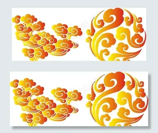 祥云花纹图片