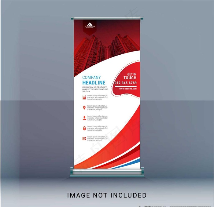 易拉宝展板图片