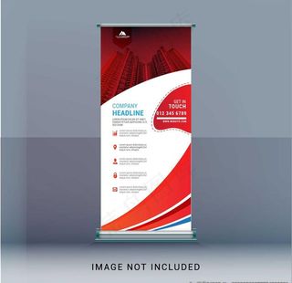 易拉宝展板图片