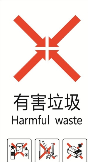 有害垃圾图片
