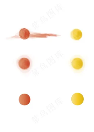 AI水墨太阳月亮图片