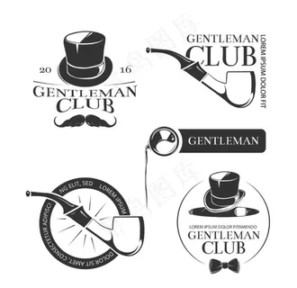 绅士俱乐部标志图片