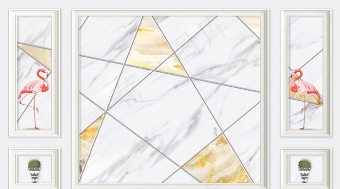 大理石玄关 复式楼玄关 大理石图片