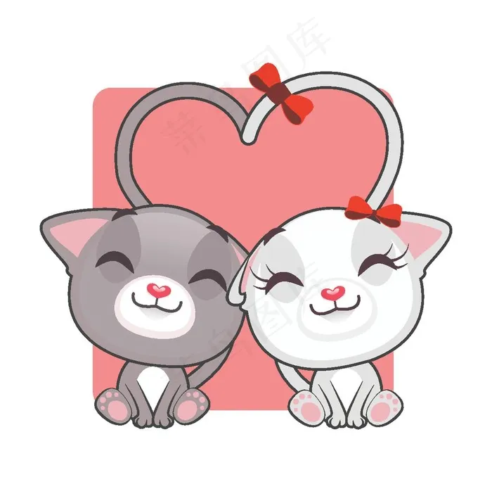 猫图片ai矢量模版下载
