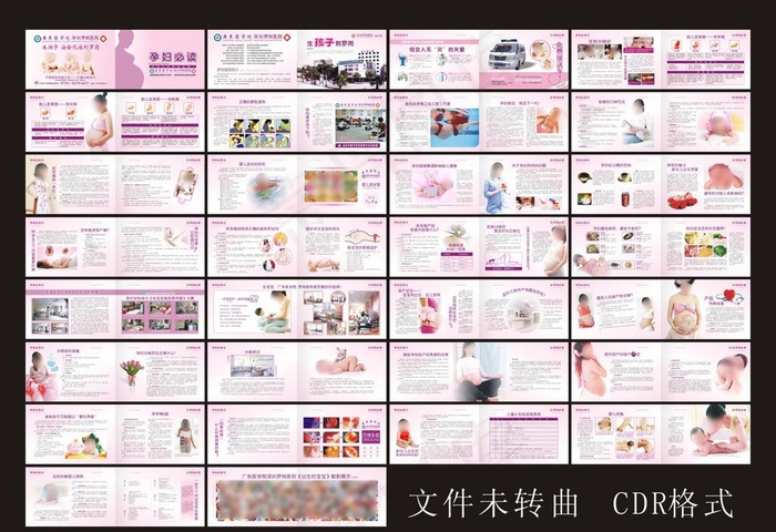 孕妇手册图片(420X140)cdr矢量模版下载