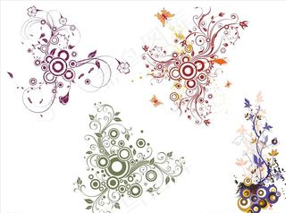 矢量装饰花图片