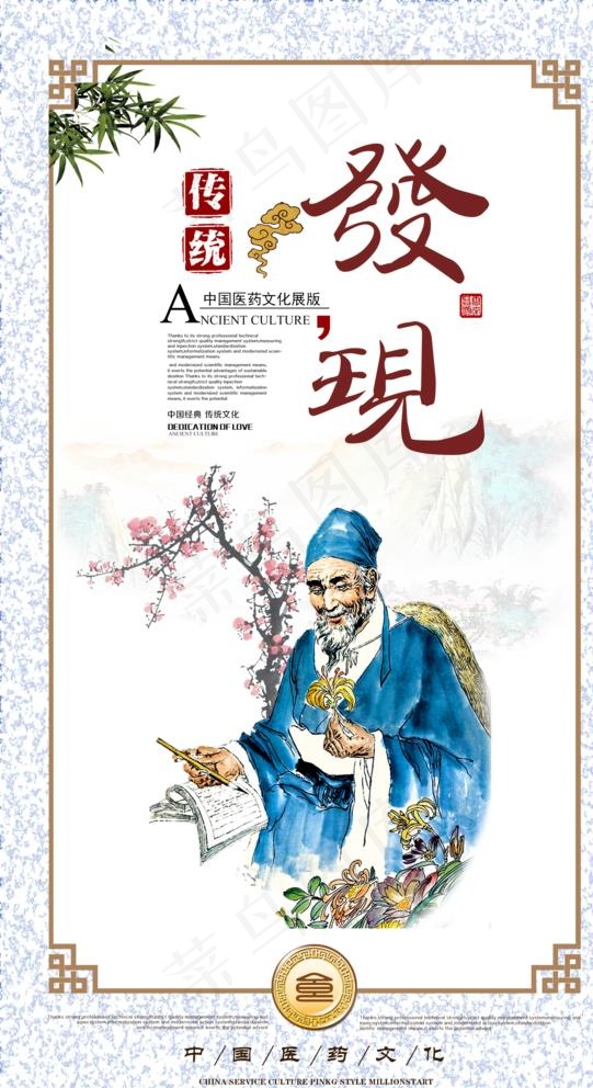 中医文化图片(2800X5000(DPI:300))psd模版下载