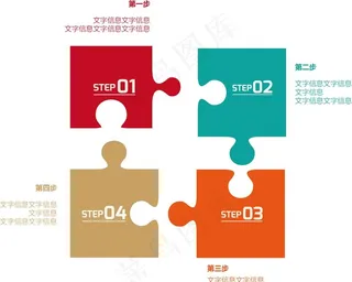 流程图 拼图图片