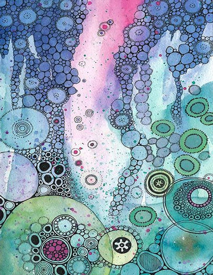 新中式抽象装饰画图片