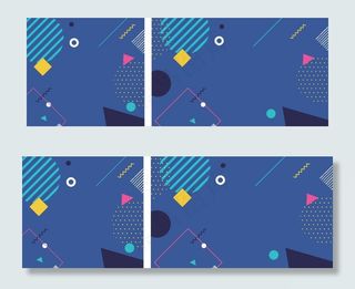 几何色块背景图片