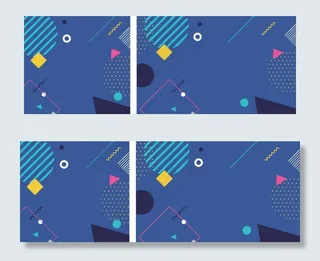 几何色块背景图片