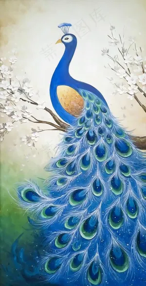 绿孔雀图片 绿孔雀图片