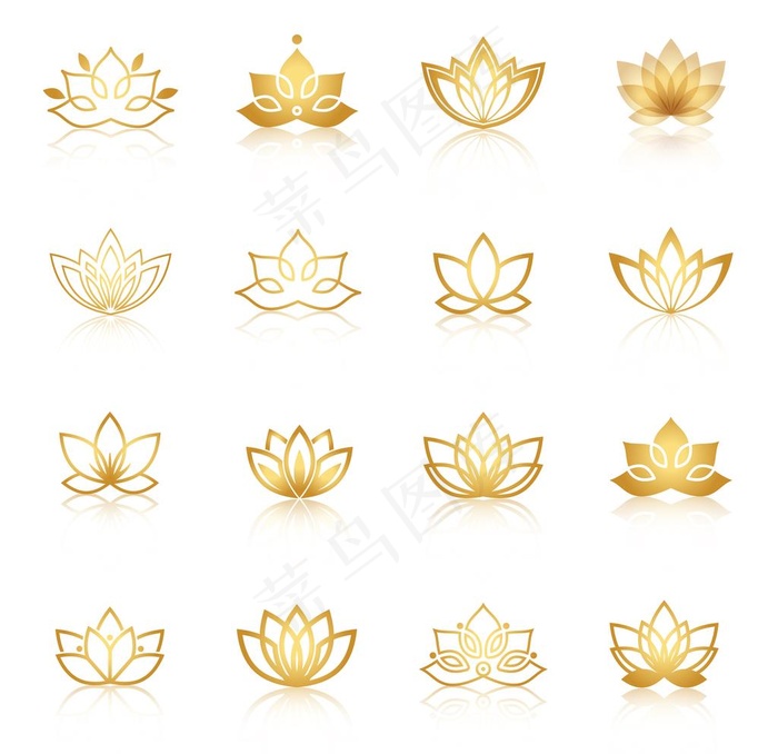 瑜伽标志图片eps,ai矢量模版下载