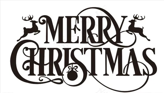圣诞英文字体图片