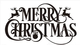 圣诞英文字体图片