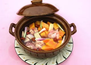 果皇木瓜浸鸡图片