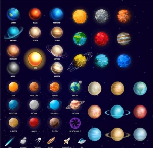 星球 失量图片