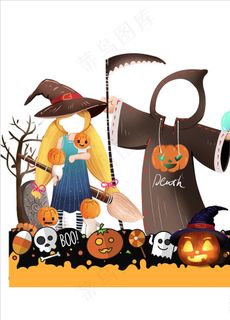 万圣节美陈图片