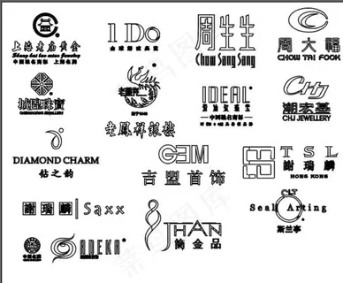 珠宝商logo集合图片