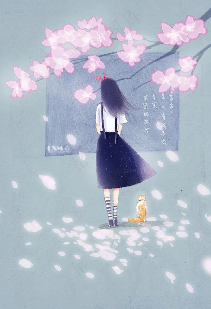 装饰画   小女孩    唯美图片