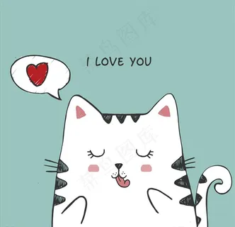 卡通猫图片