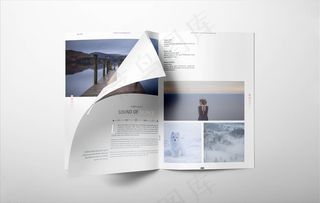 画册杂志样机图片