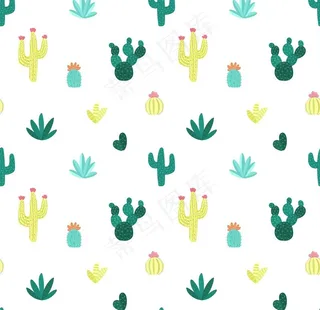 植物无缝背景图片