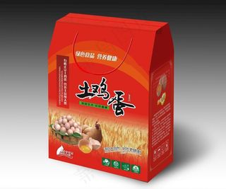 土鸡蛋包装图片