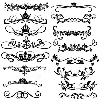 欧美风花边图片