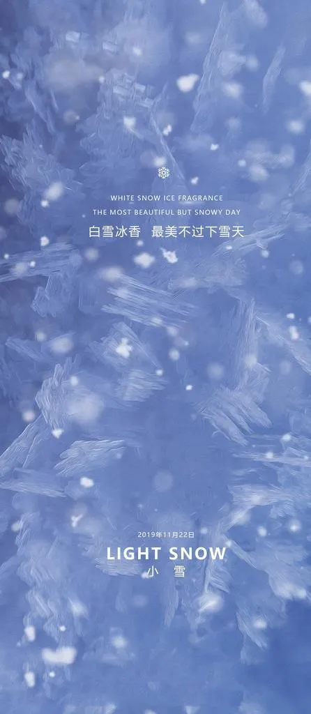 地产小雪节气海报图片psd模版下载