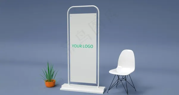 易拉宝展架样机图片