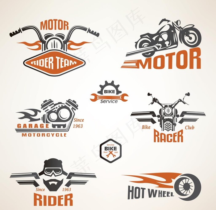 摩托车标志图片