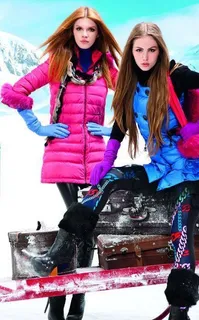 羽绒服模特图片