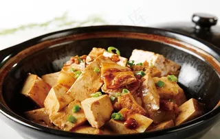 小炒肉炖豆腐图片