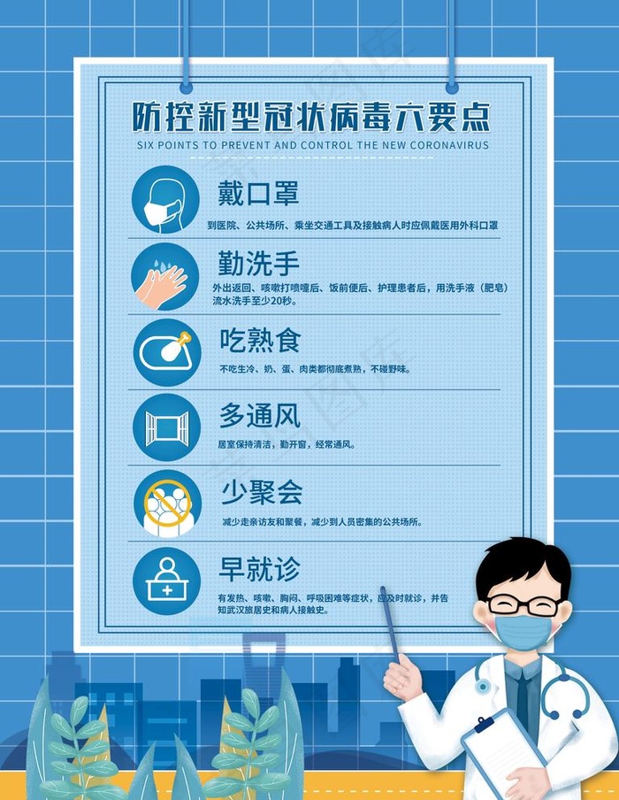 科学防疫图片(2835X3780(DPI:120))psd模版下载