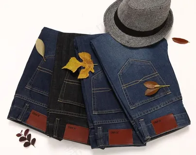 牛仔裤 组合图图片