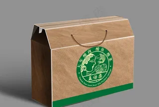 牛皮手提箱样机图片