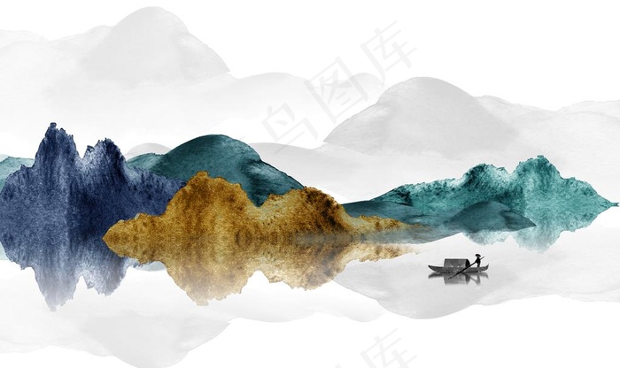 中式山水图片