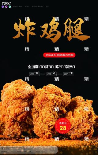 炸鸡腿图片