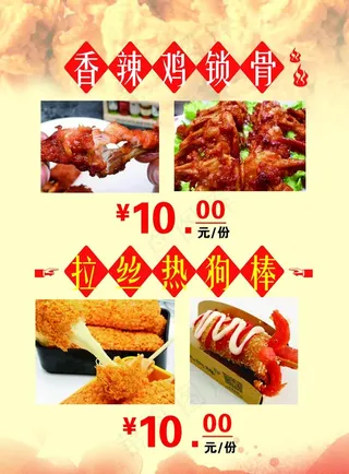 香辣鸡锁骨图片